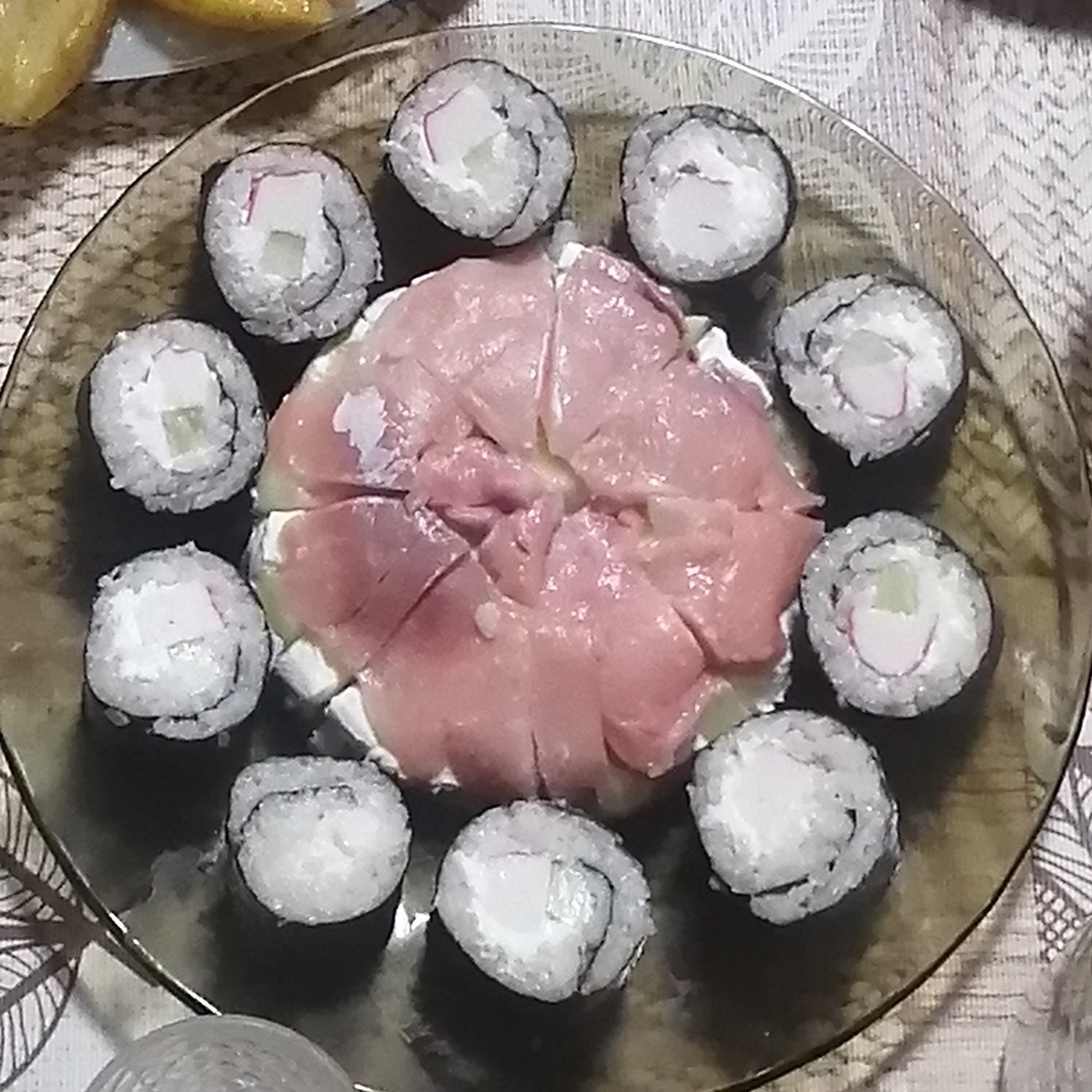 Салатик "Суши-торт"