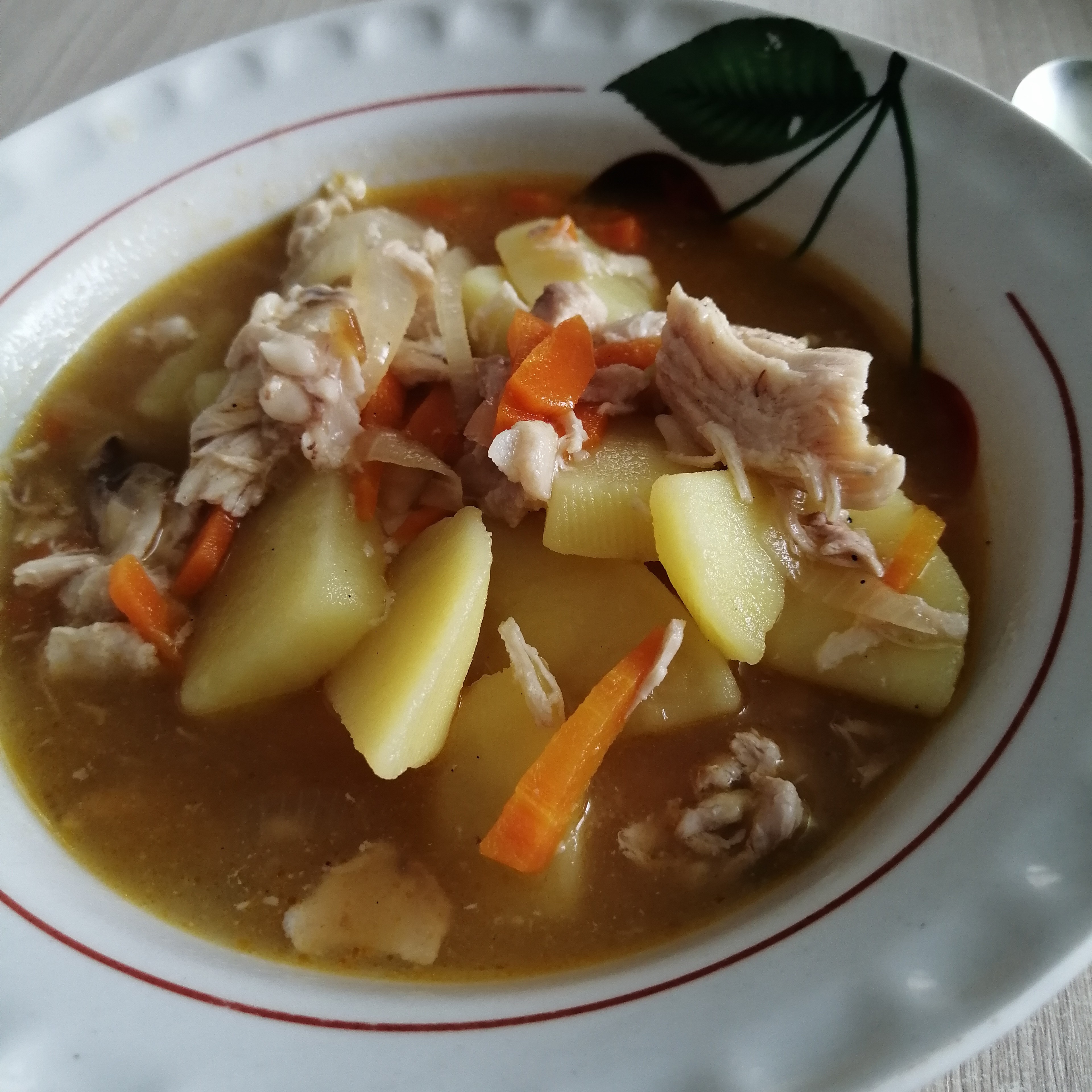 Щавелевый суп с гречкой и омлетными блинчиками