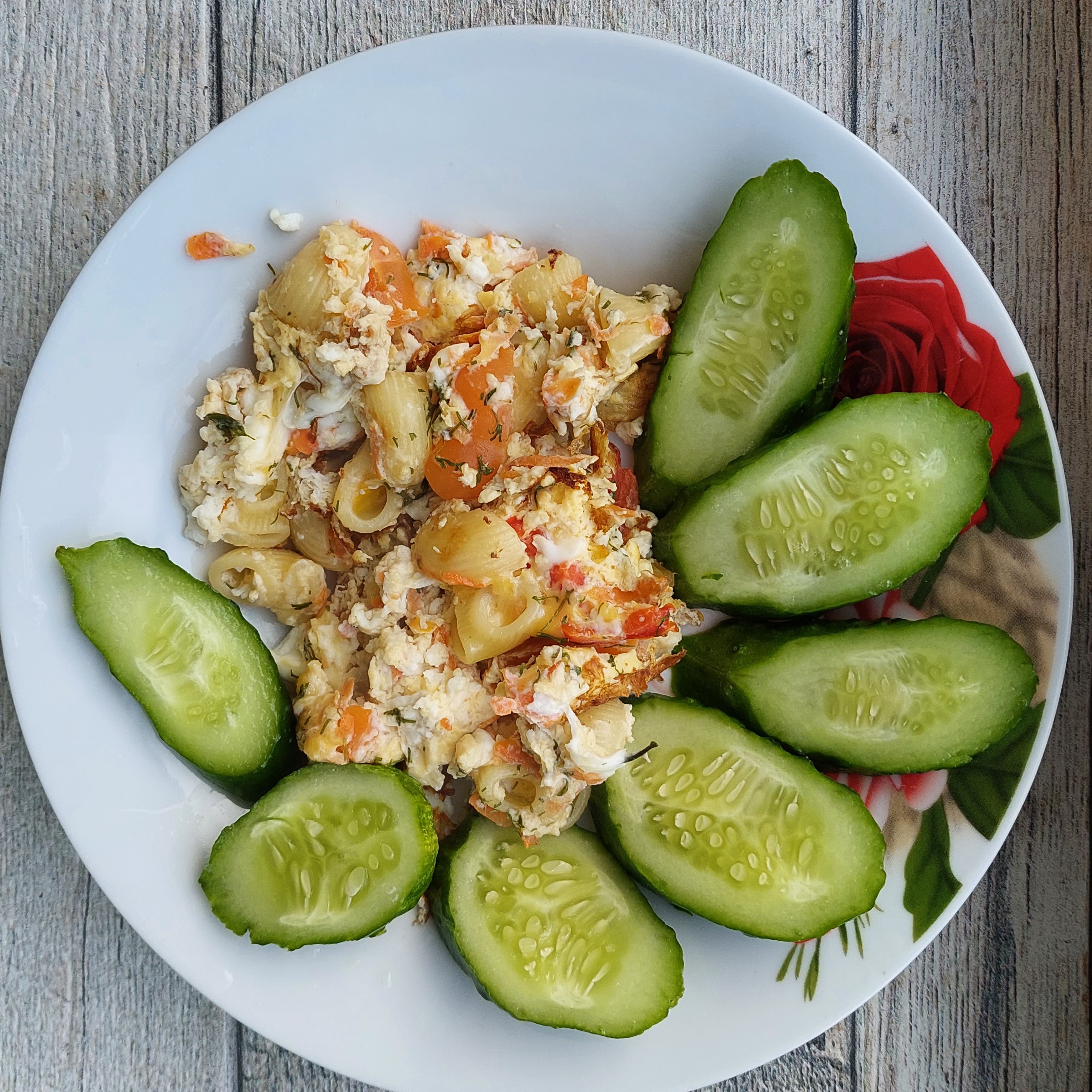 🍅🌿Паста (макароны) с овощами /