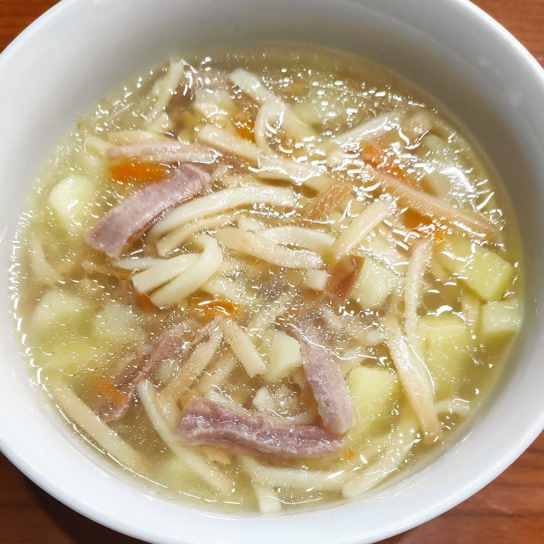 Суп лапша с картошкой