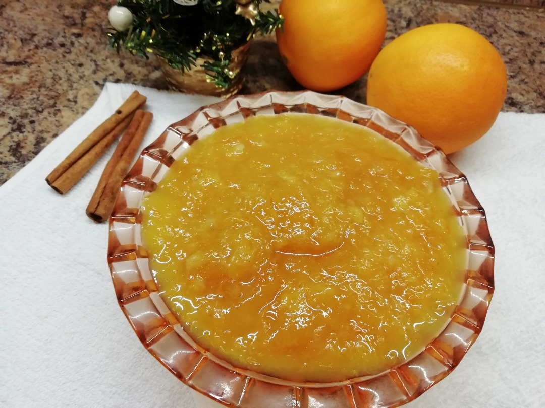 Апельсиновый конфитюр для йогурта