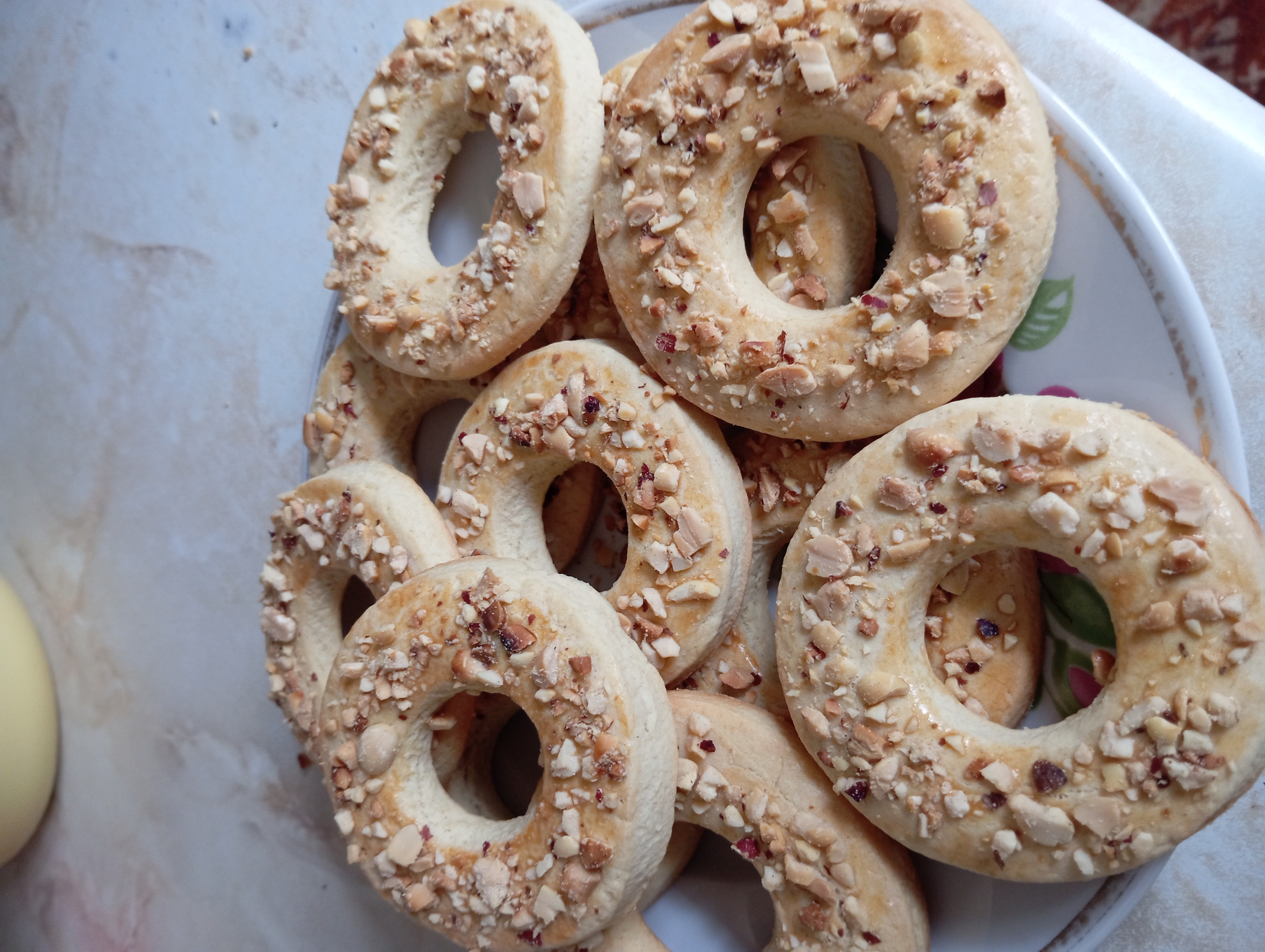 Колечки с арахисом