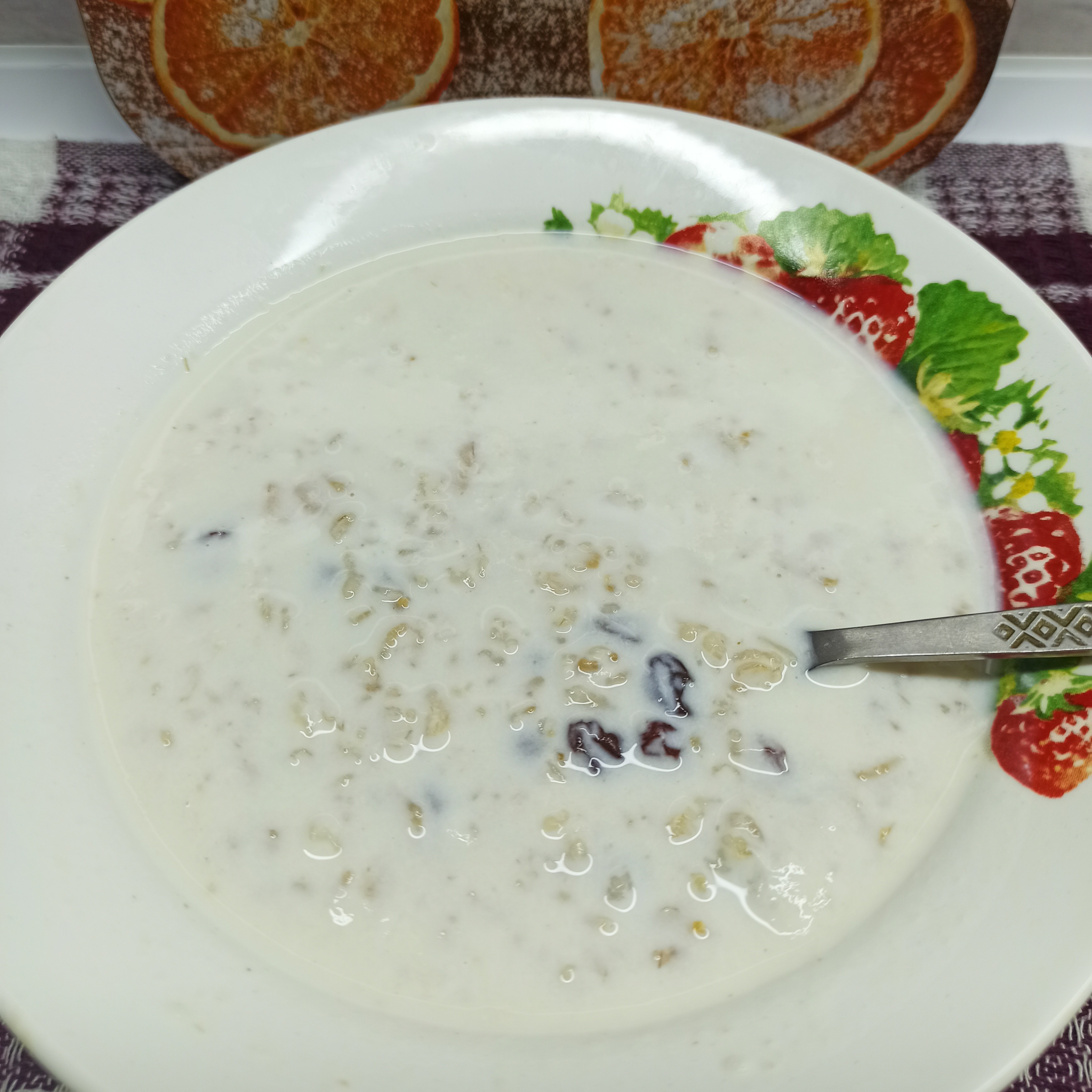 Молочная каша овсяная 🥣