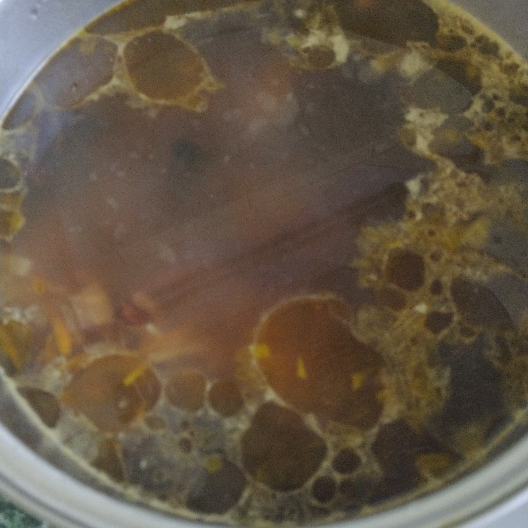 Суп из сушеных грибов с вермишелью