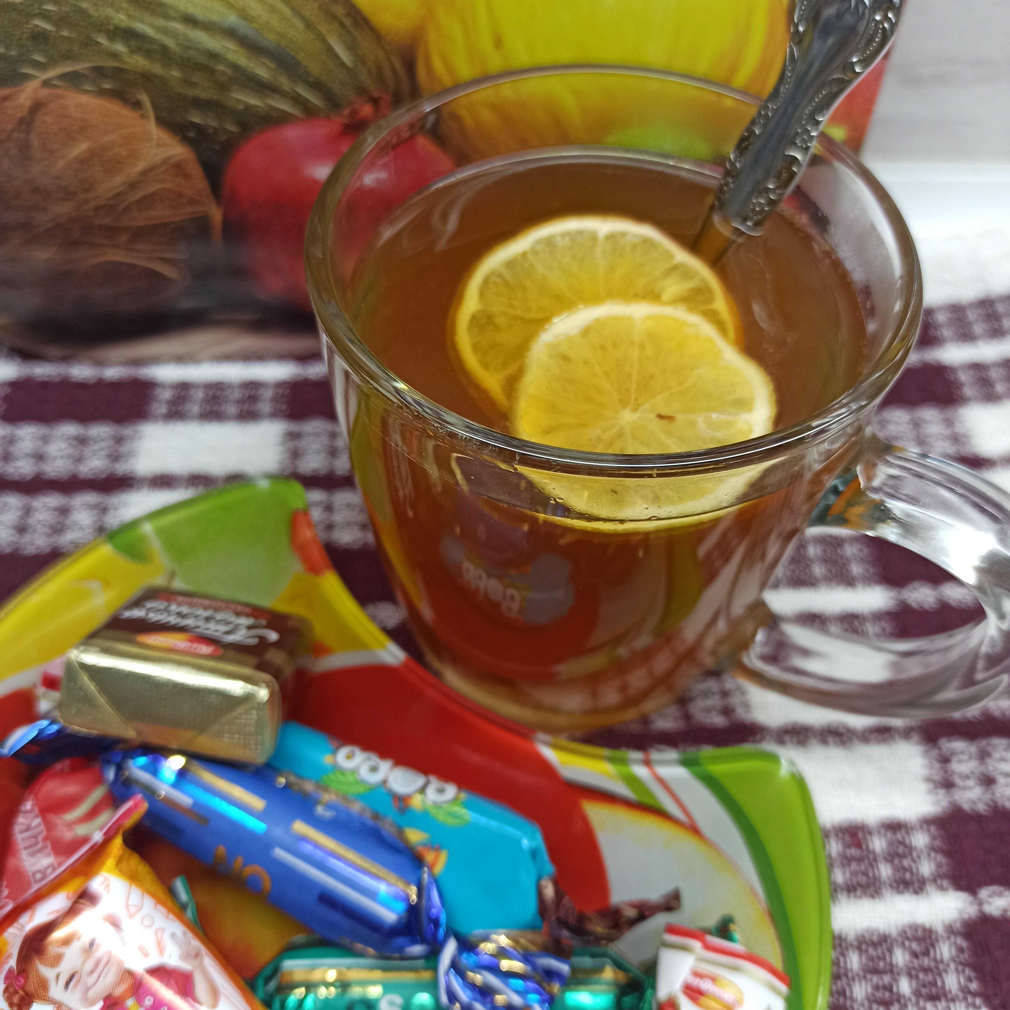 Чай с мёдом и лимоном