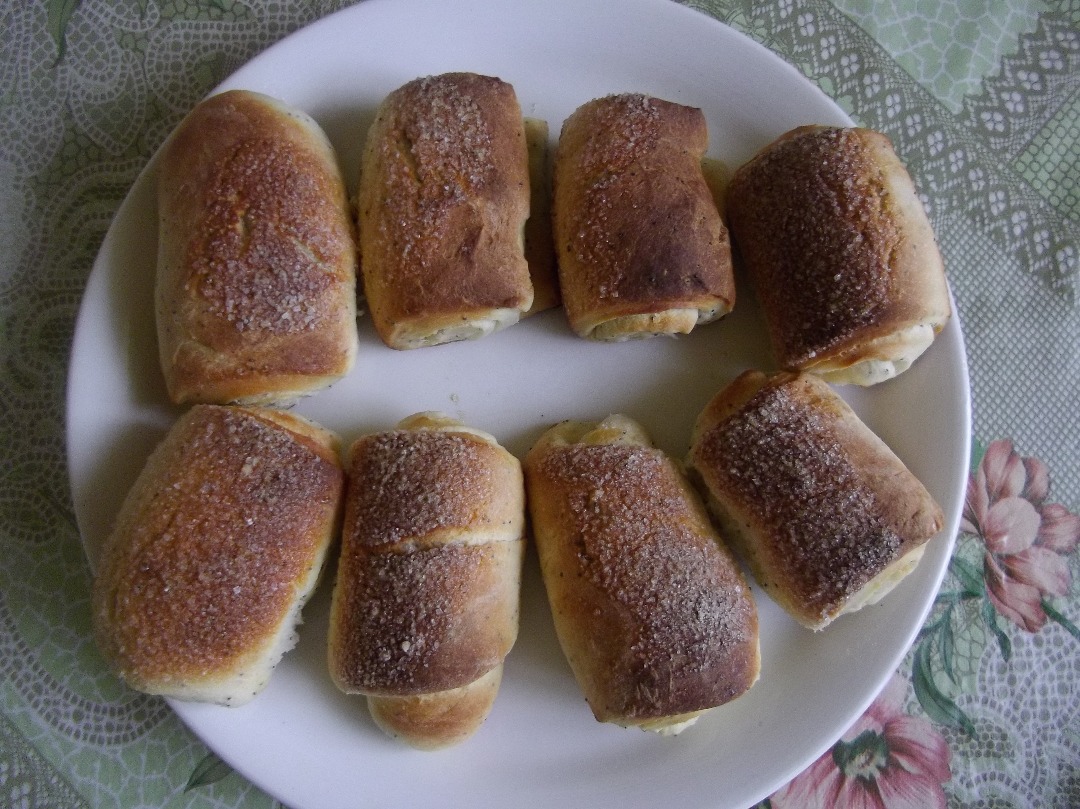 Булочки с маком