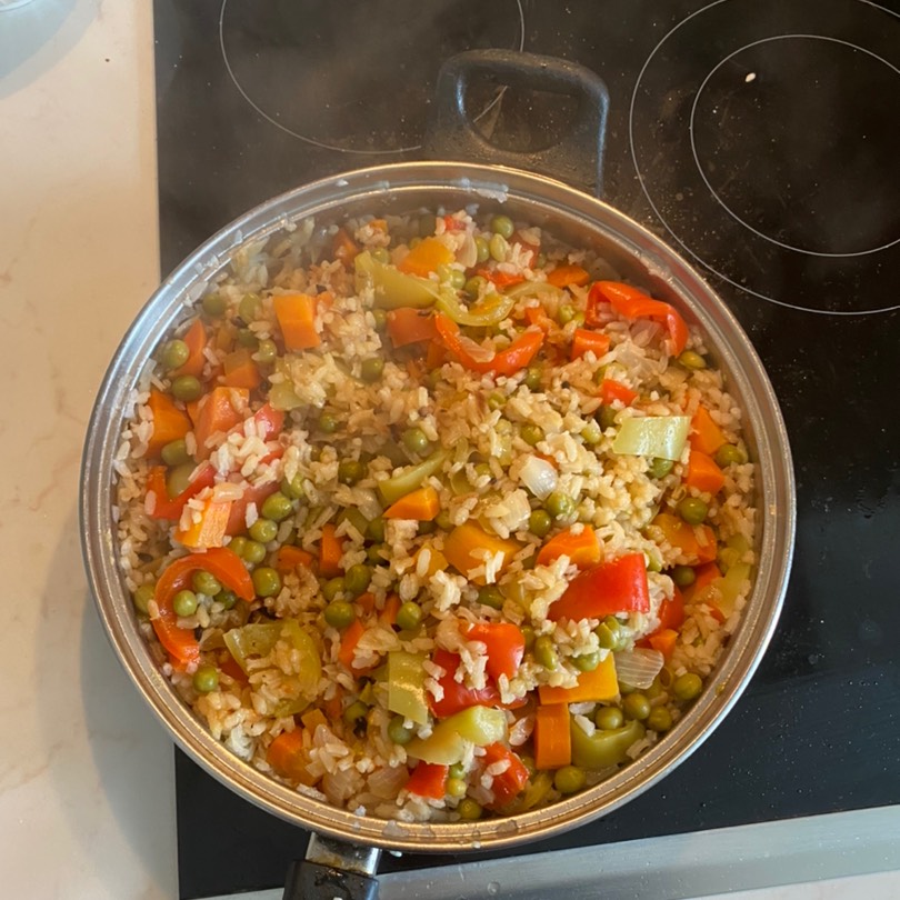 Рис с овощами - готовлю как плов, за исключением одной тонкости!