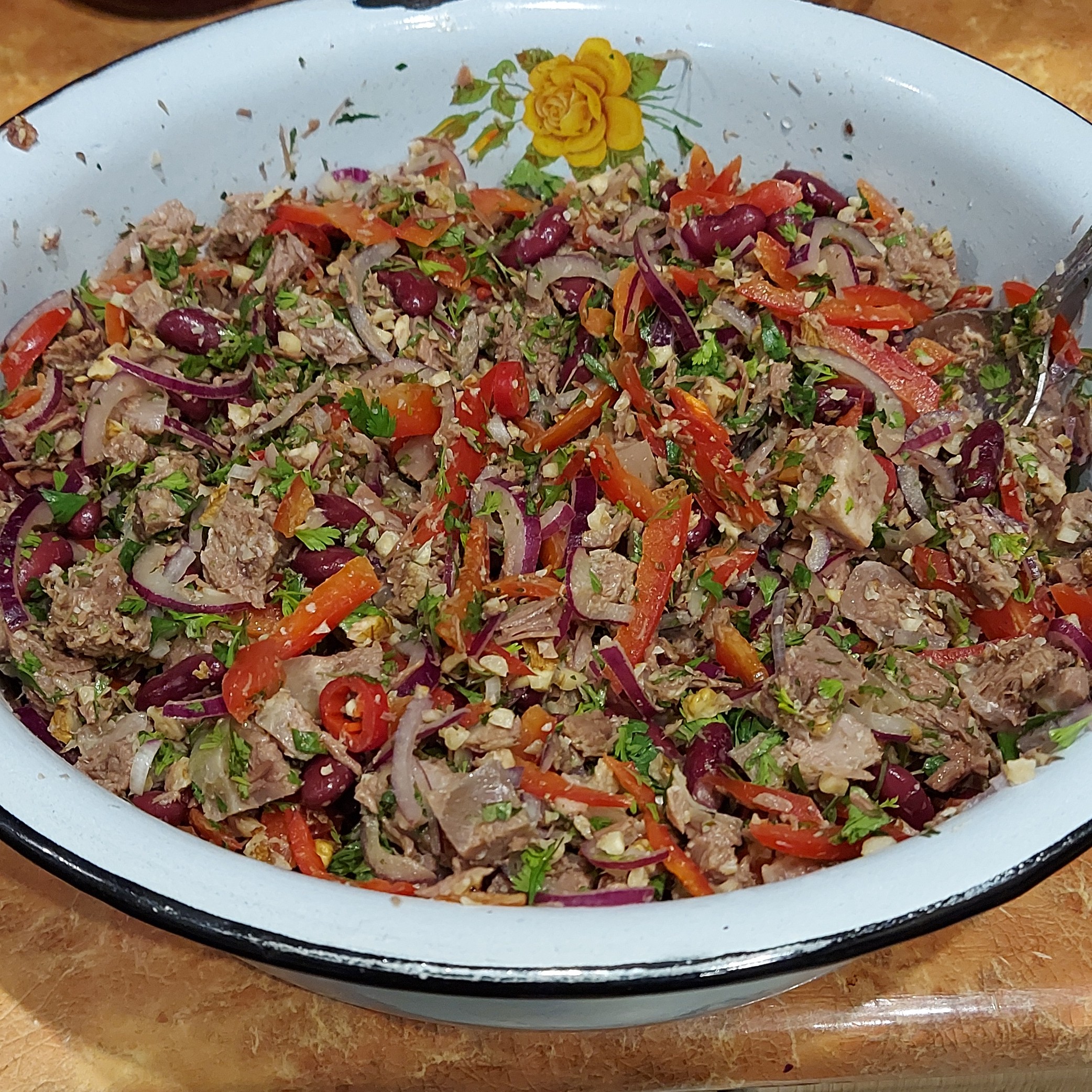 Салат "Тбилиси" с говядиной