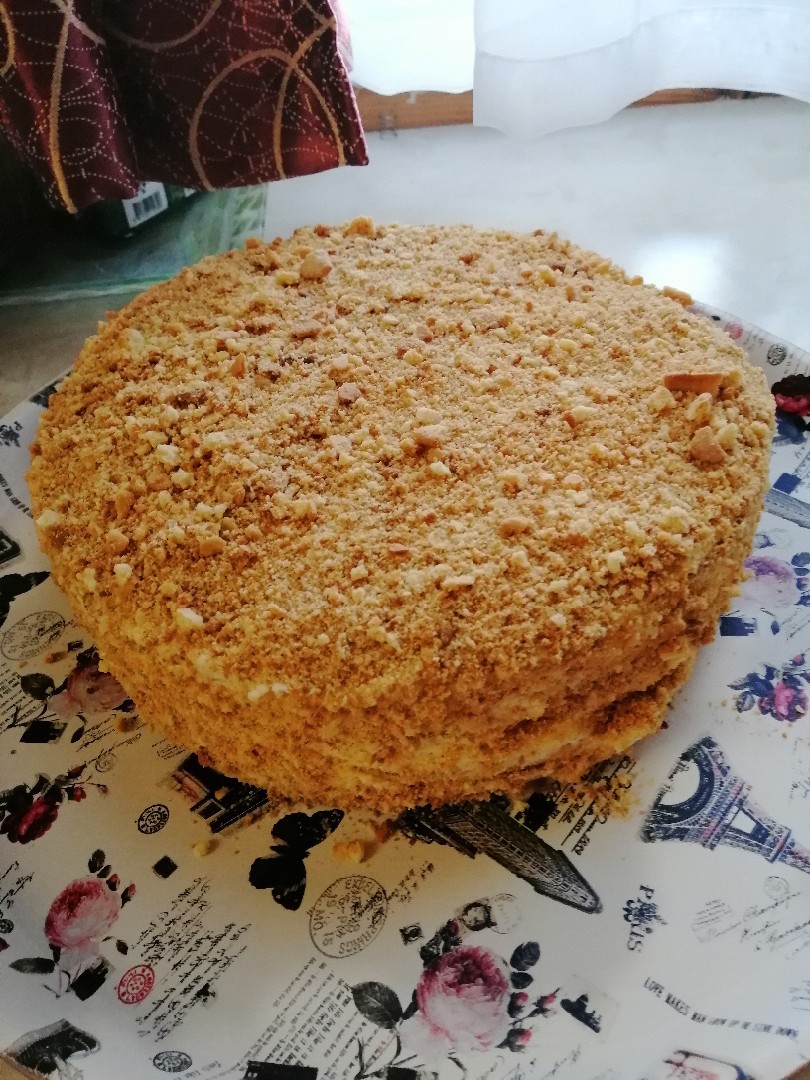 Торт медовик со сметанным кремом