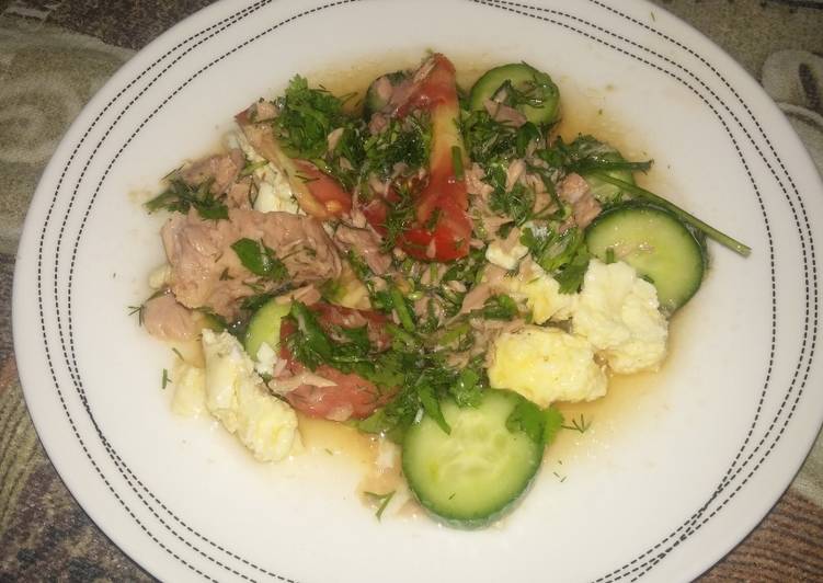 Мой салат с тунцом