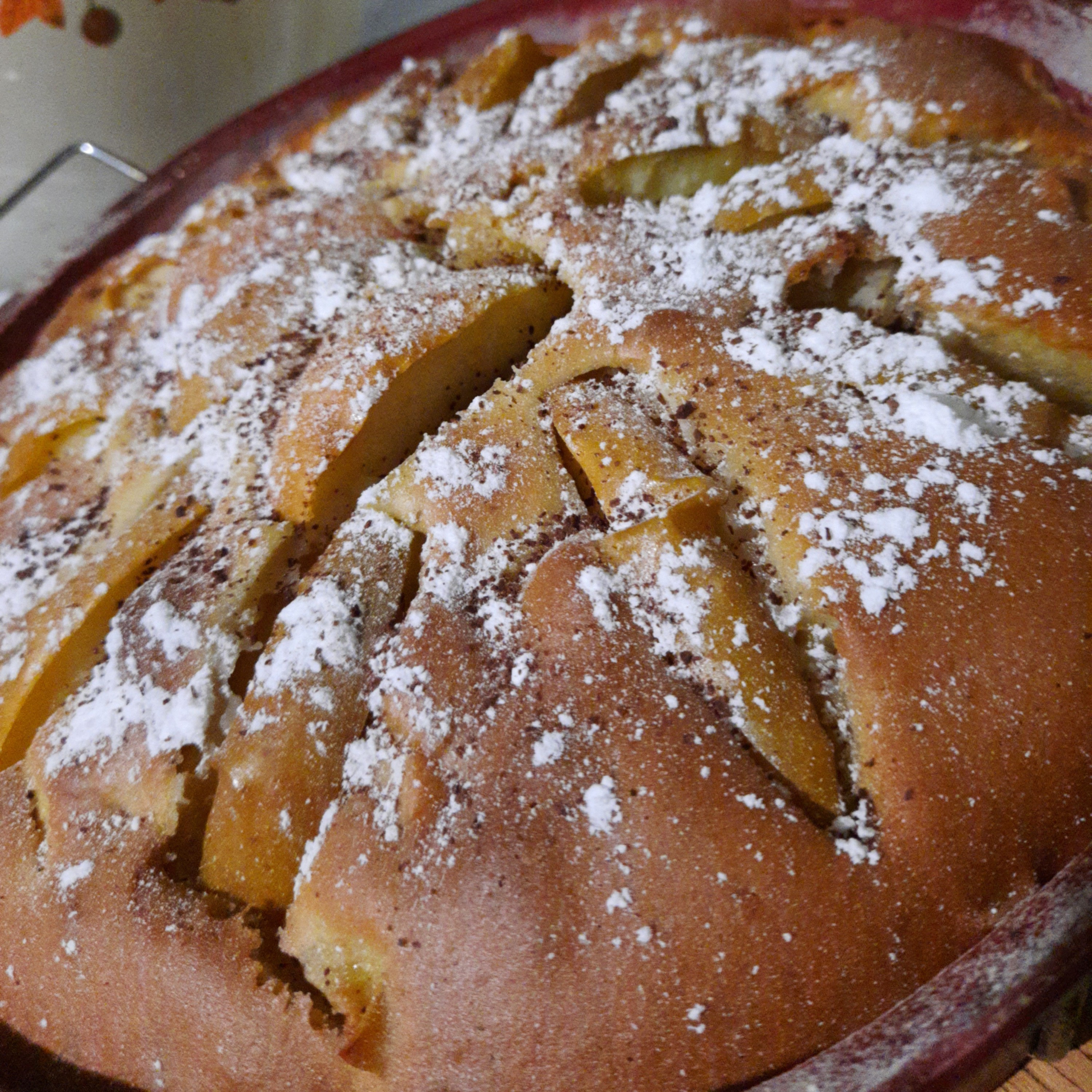 Яблочный пирог на кефире🥧