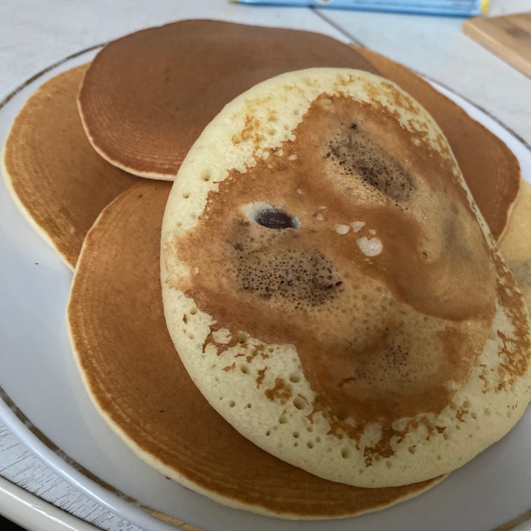 Панкейки с шоколадной начинкой