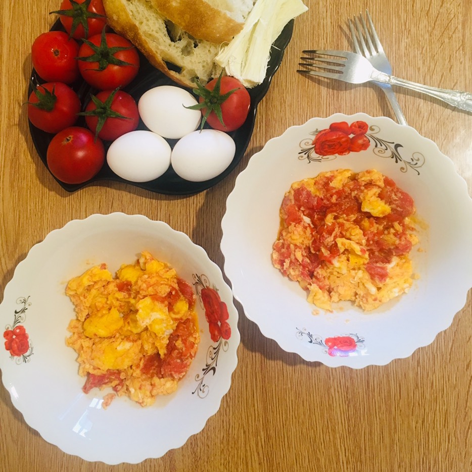 🍳 Яичница с помидорами – изумительный завтрак!