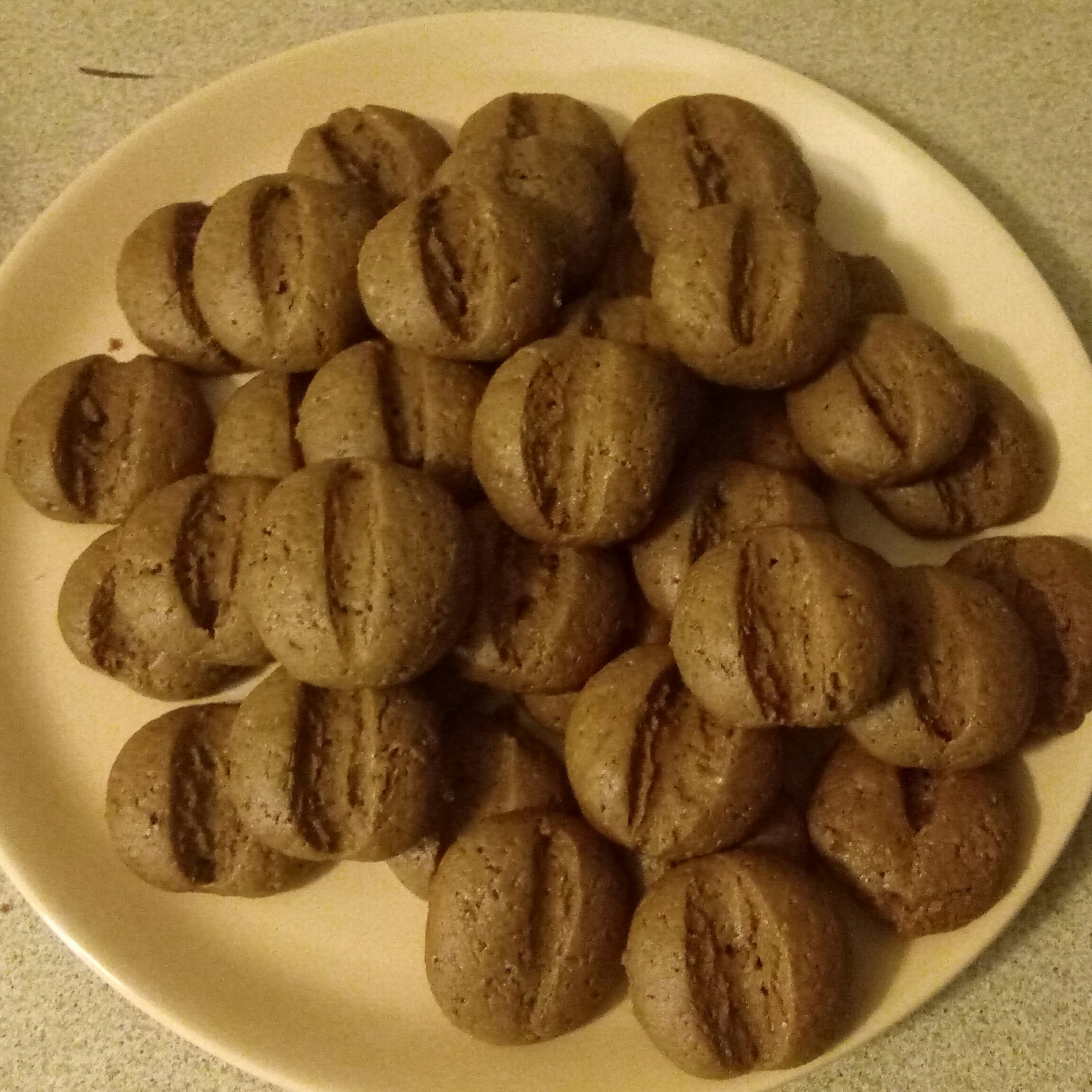Шоколадное печенье "Кофейные зёрна"