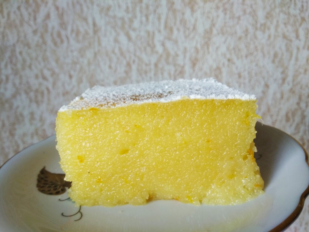 Обалденный апельсиновый десерт из манки, постный рецепт