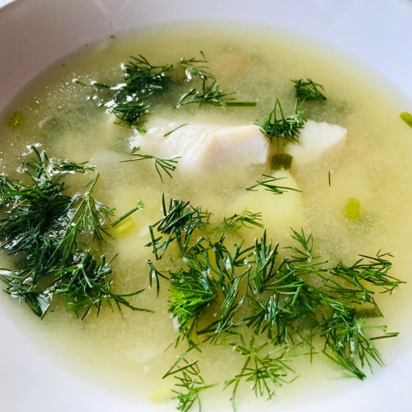 Рыбный суп из судака детям
