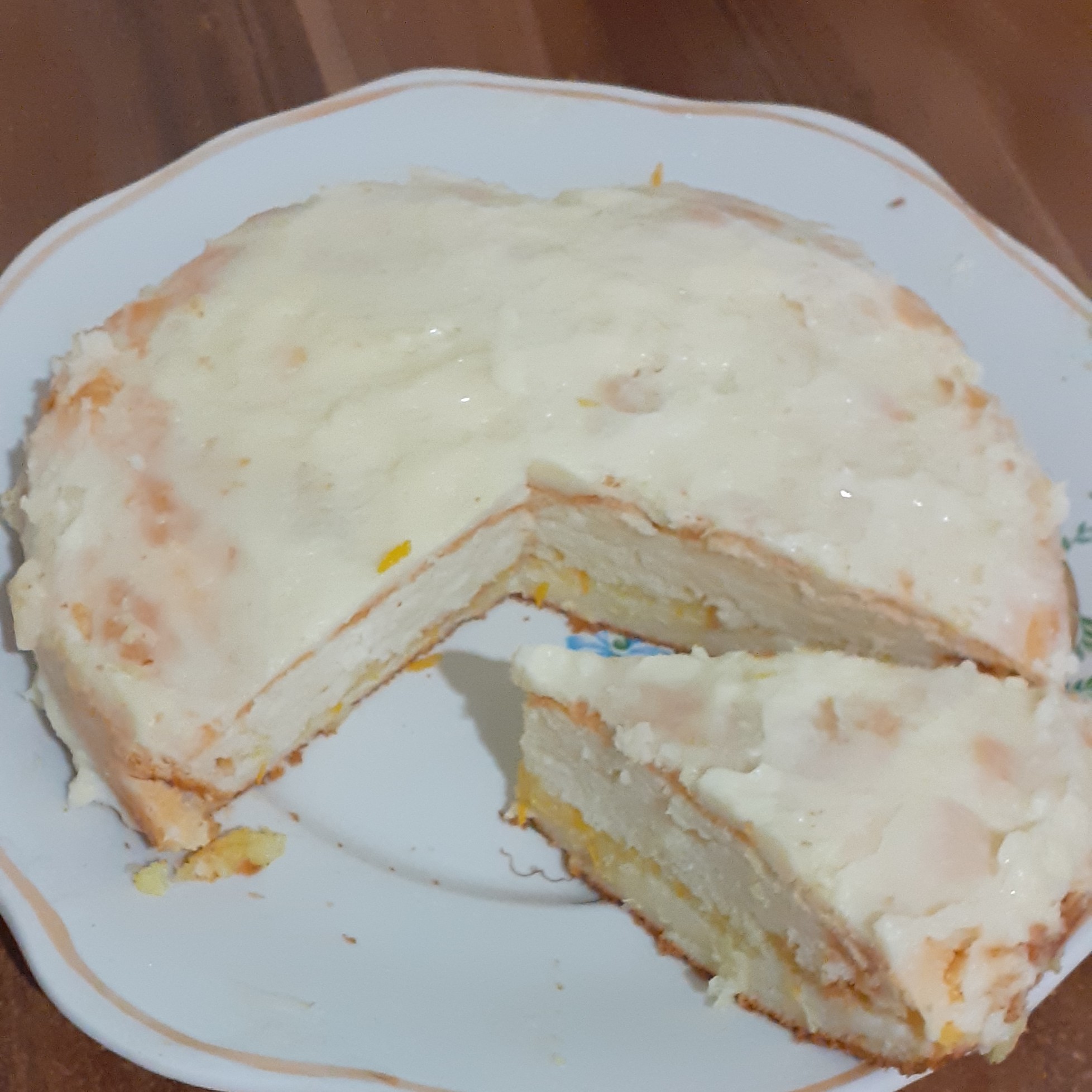 ПП Бисквитный торт с апельсиновым конфитюром «Символ года 2022»