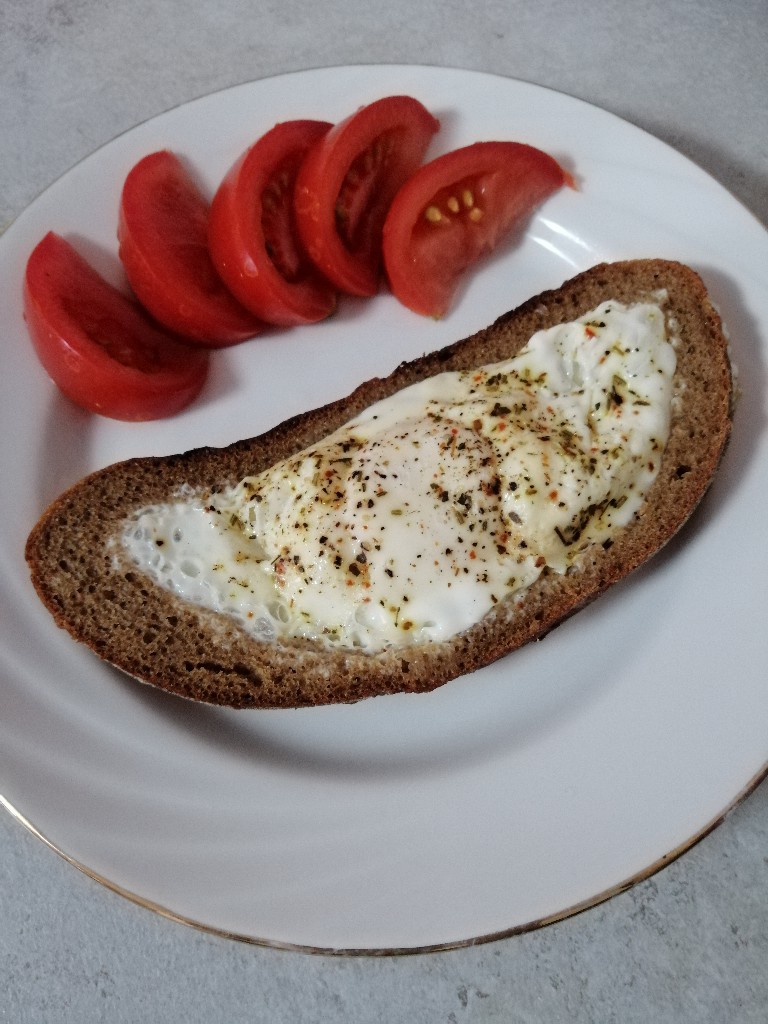 Горячий бутерброд с яйцом