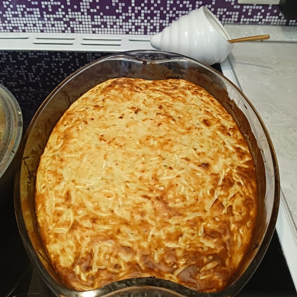 Кабачки в духовке с яйцом и сыром🧀🥮