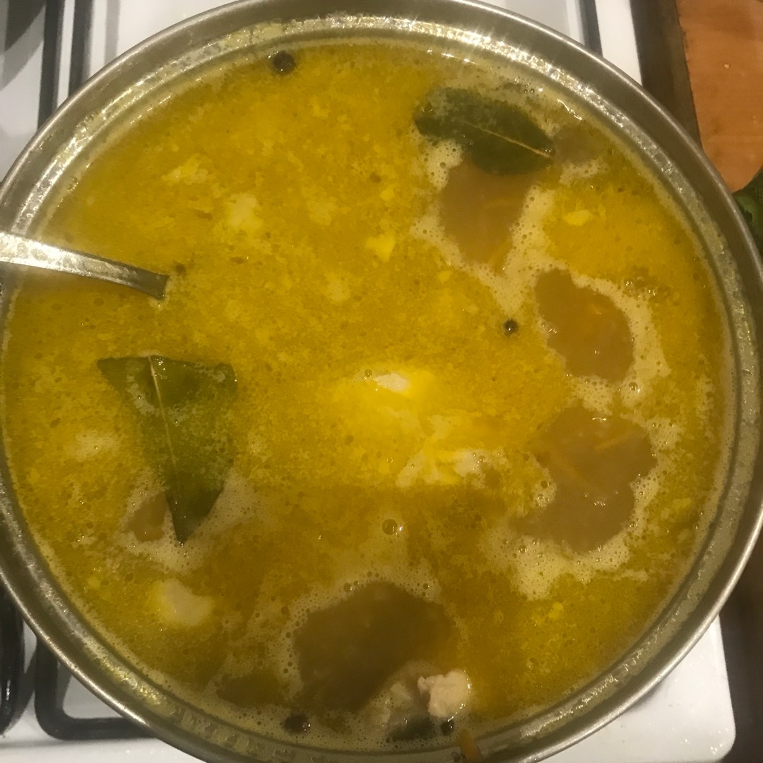 Гречневый суп со свиными рёбрышками