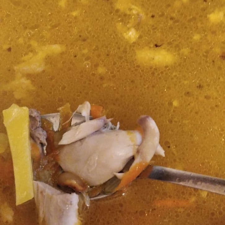 Куриный суп с рожками