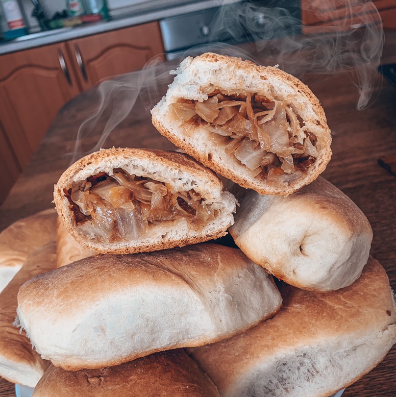 Пирожки с луком и яйцом. На домашнем дрожжевом тесте🥟