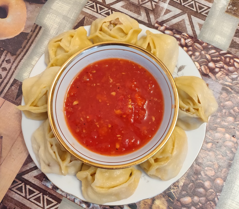 Манты 🥟 с мясным фаршем