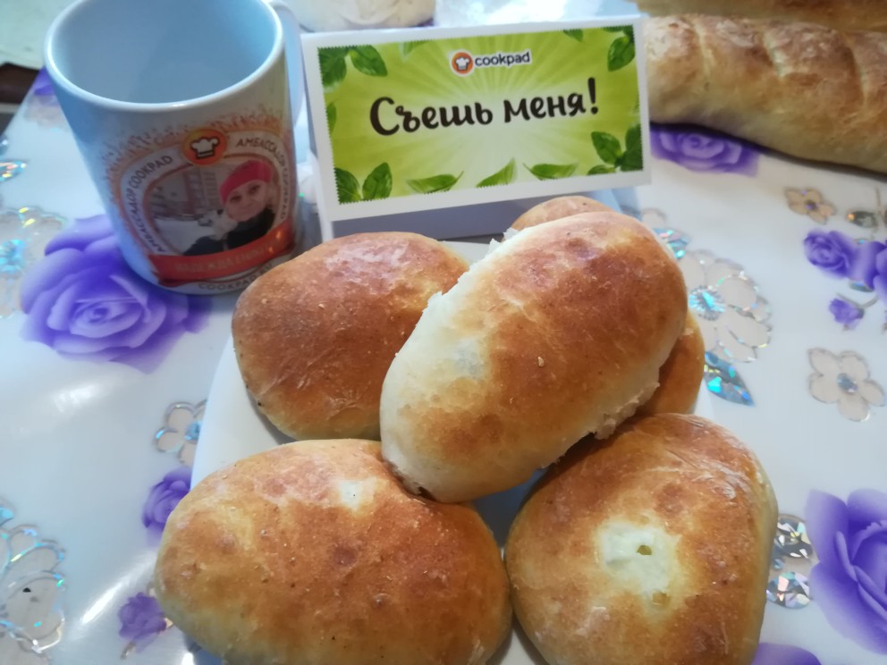 Пирожки с луком и яйцом. На домашнем дрожжевом тесте🥟