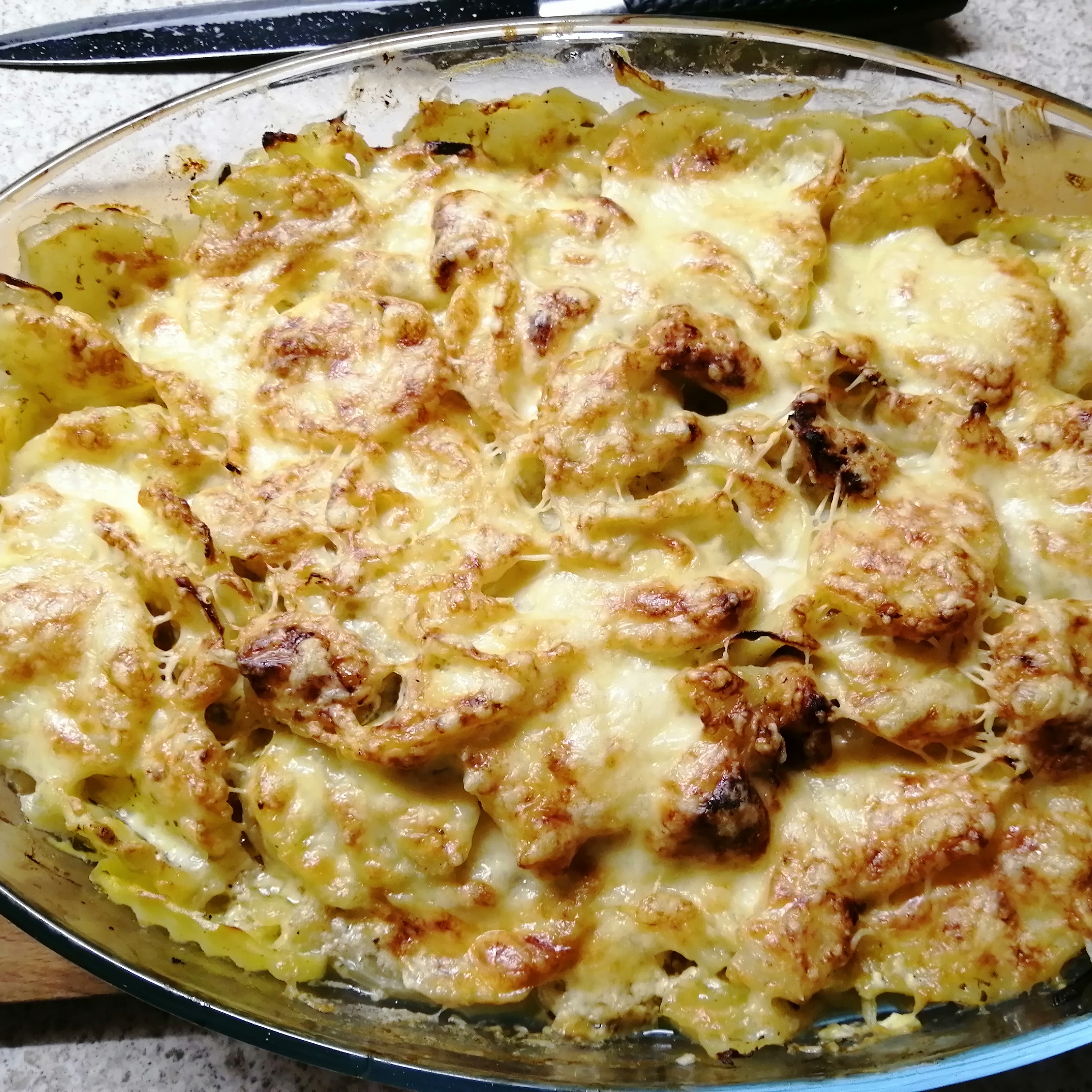 Картофель и Куриное филе в духовке