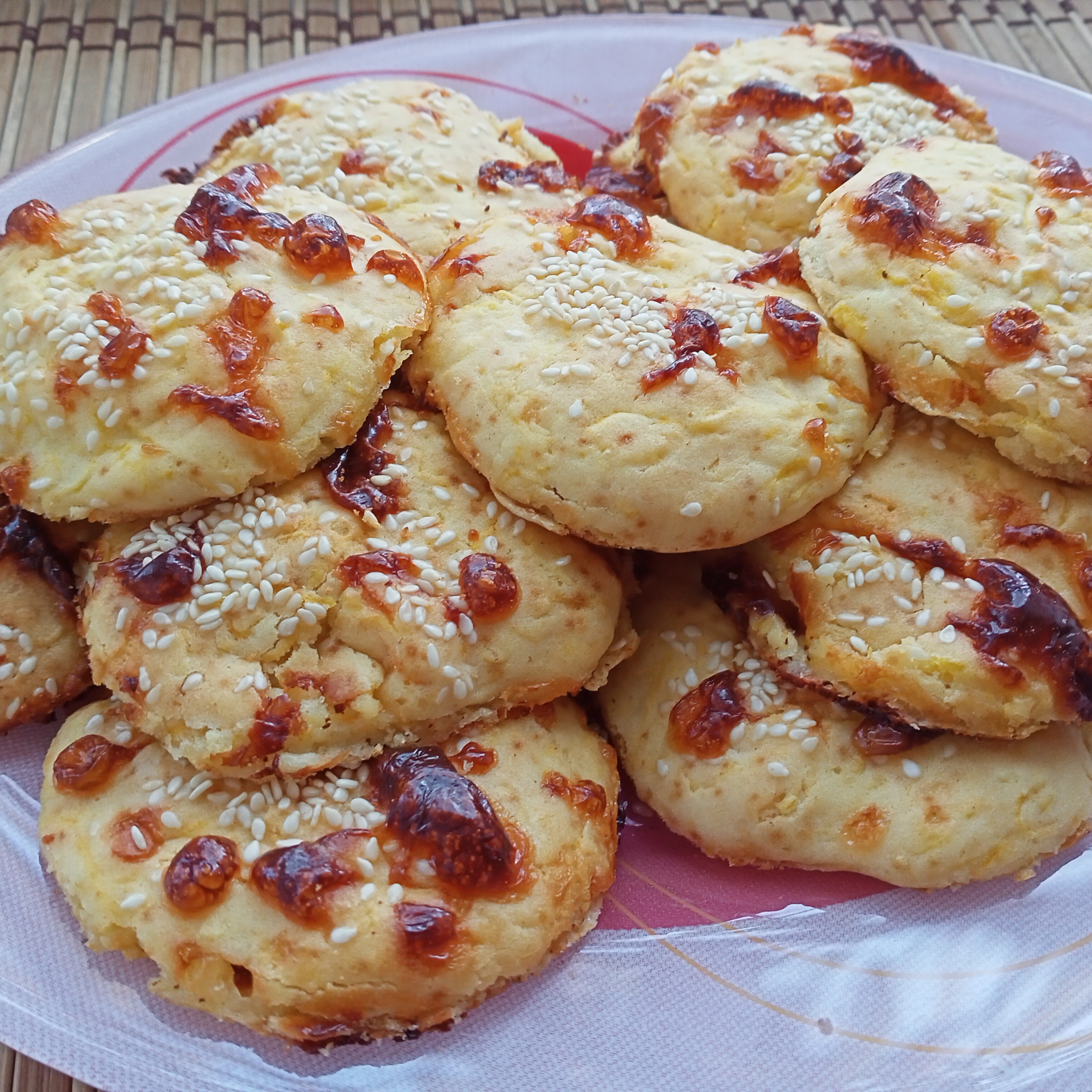 Мягкое сырное печенье с тыквой 🧀🎃