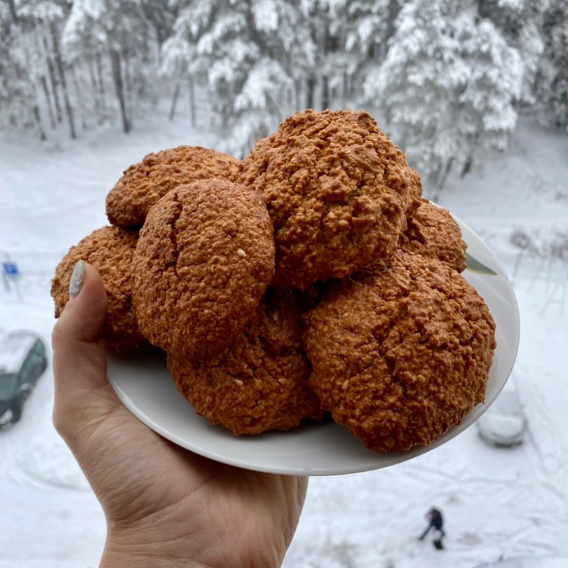 Овсяные печеньки с 3 ложками муки