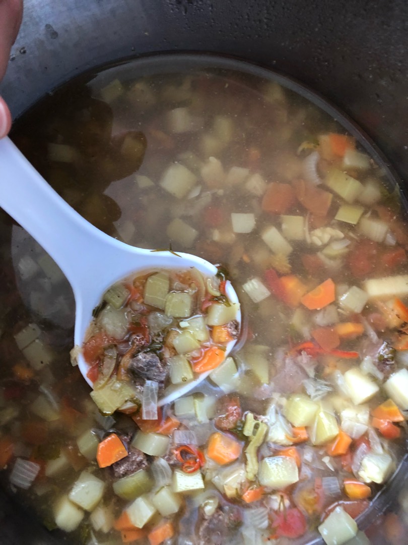 Суп с кабачком и помидором 🥘🥒🍅