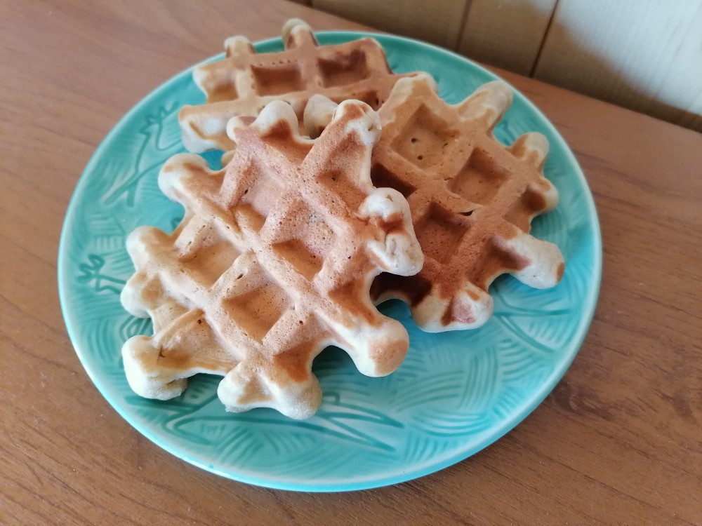 Венские вафли с бананом 🥞🍌