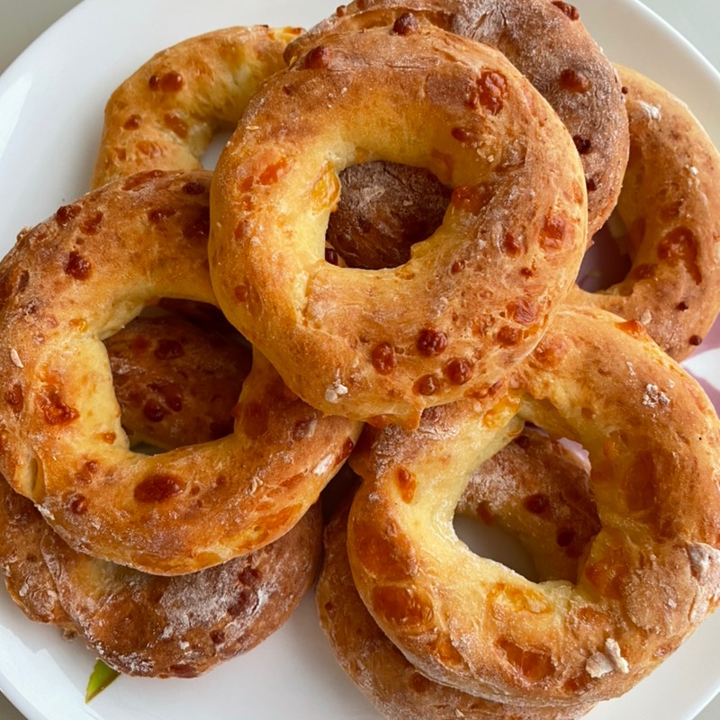 Творожно-сырные колечки 🥯