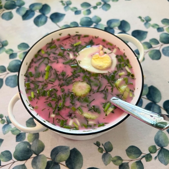 Шалтибарщи - литовский холодный борщ 🥣