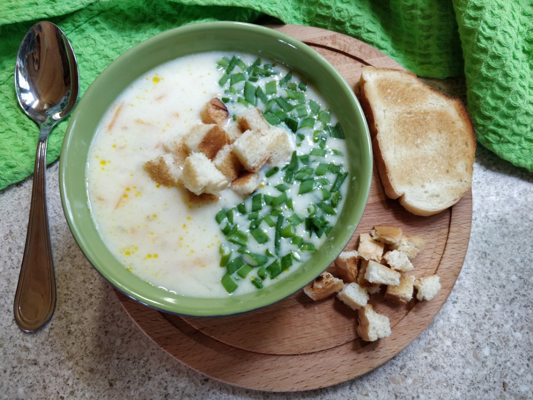 Сырный суп с копченой курицей рецепт с фото пошаговый от Виталина -  Овкусе.ру