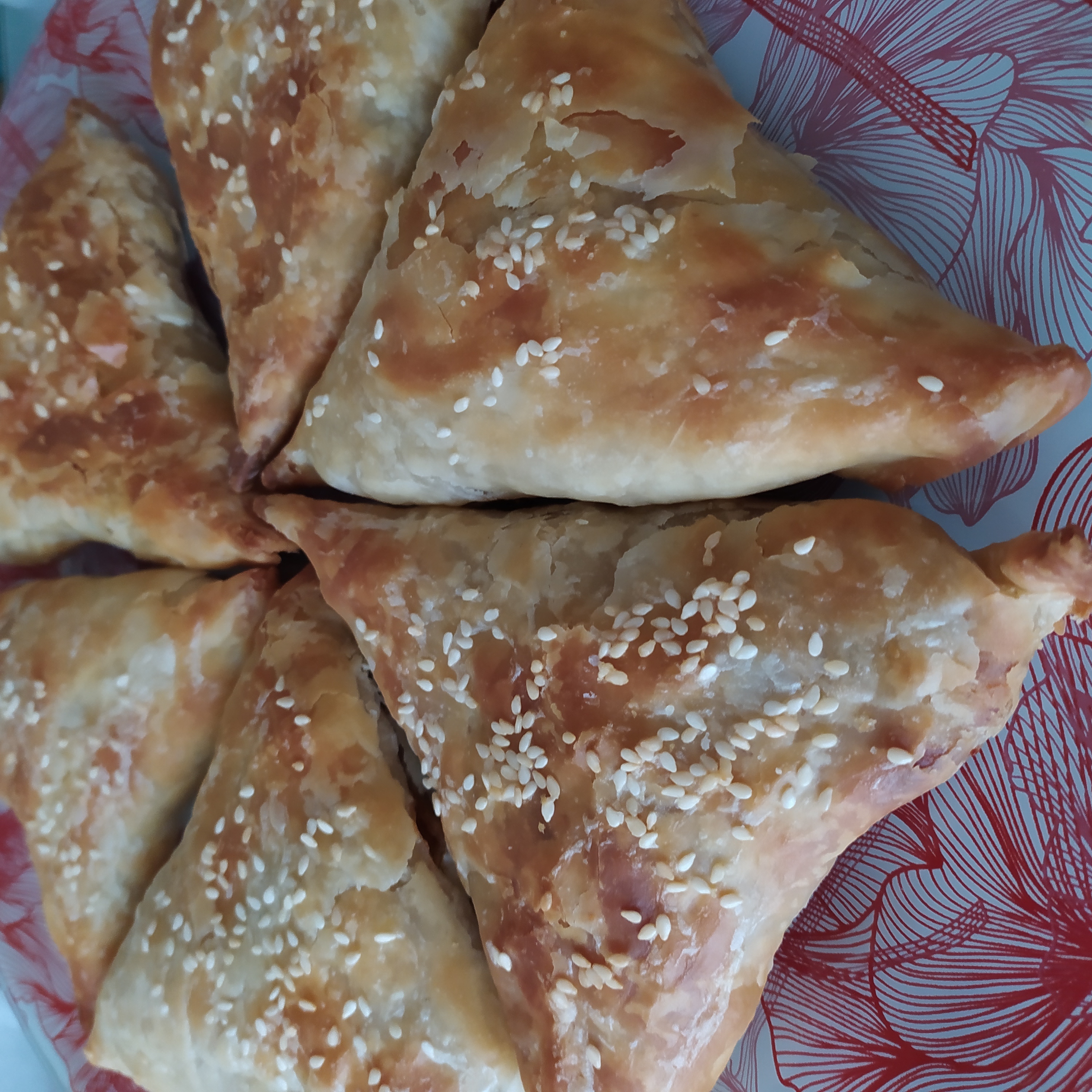 Узбекская самса с мясным фаршем