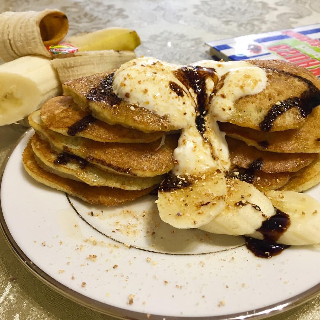 Банановые оладушки🍌