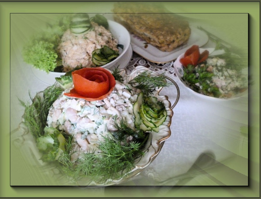 Сырный салат (фото рецепт)