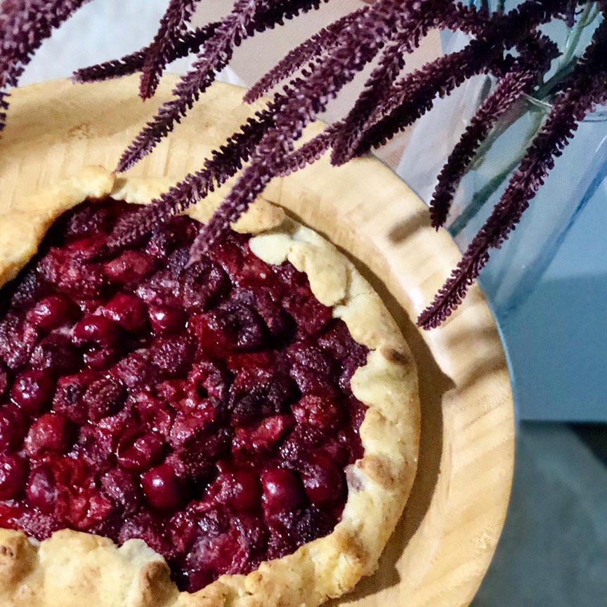 Творожная галета с клубникой🍓