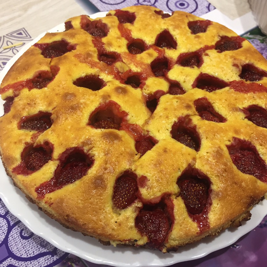 Клубничный пирог 🥧