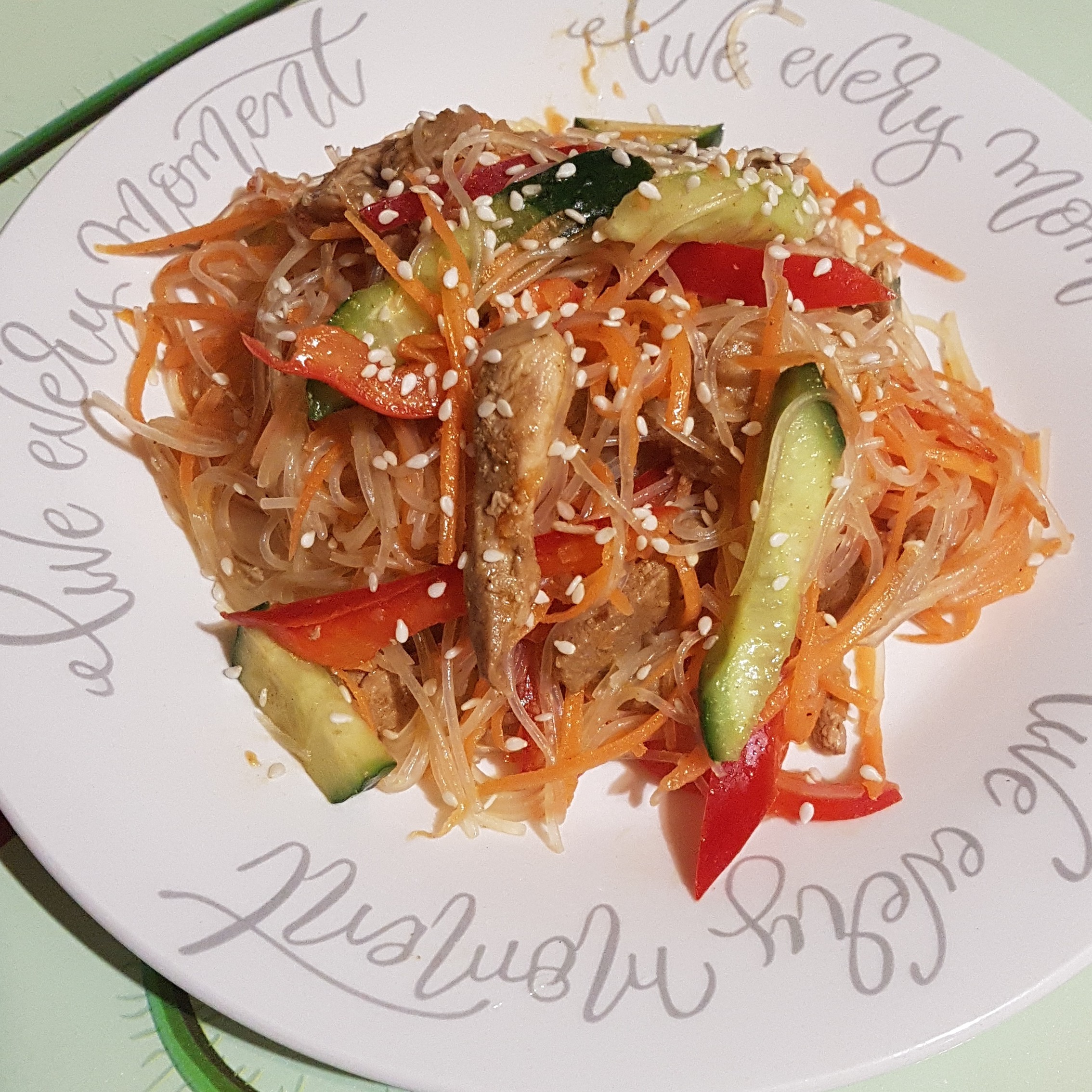 🇰🇷 Салат из фунчозы по-корейски 🍜