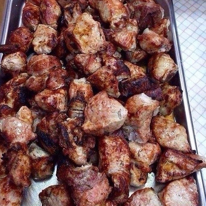 Шашлык🤤на луковой подушке