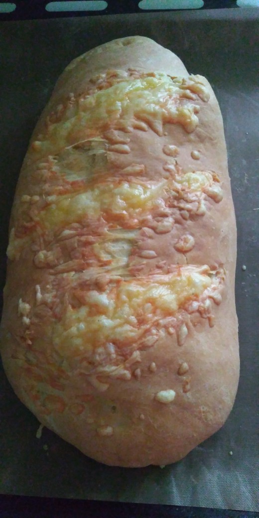 Домашний хлеб с сыром 🥖🧀