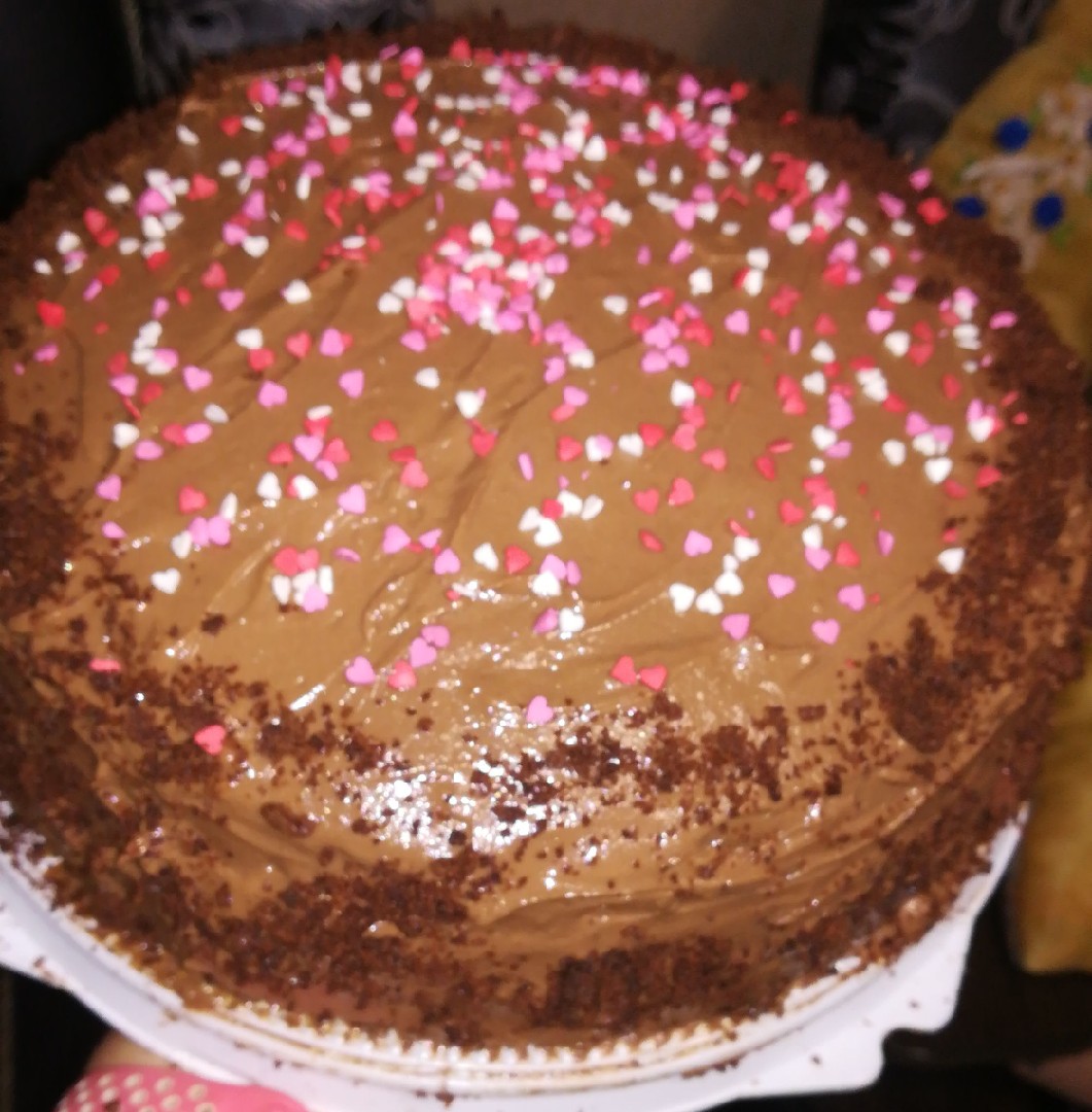 Шоколадный торт с кремом "Шоколадный пломбир"