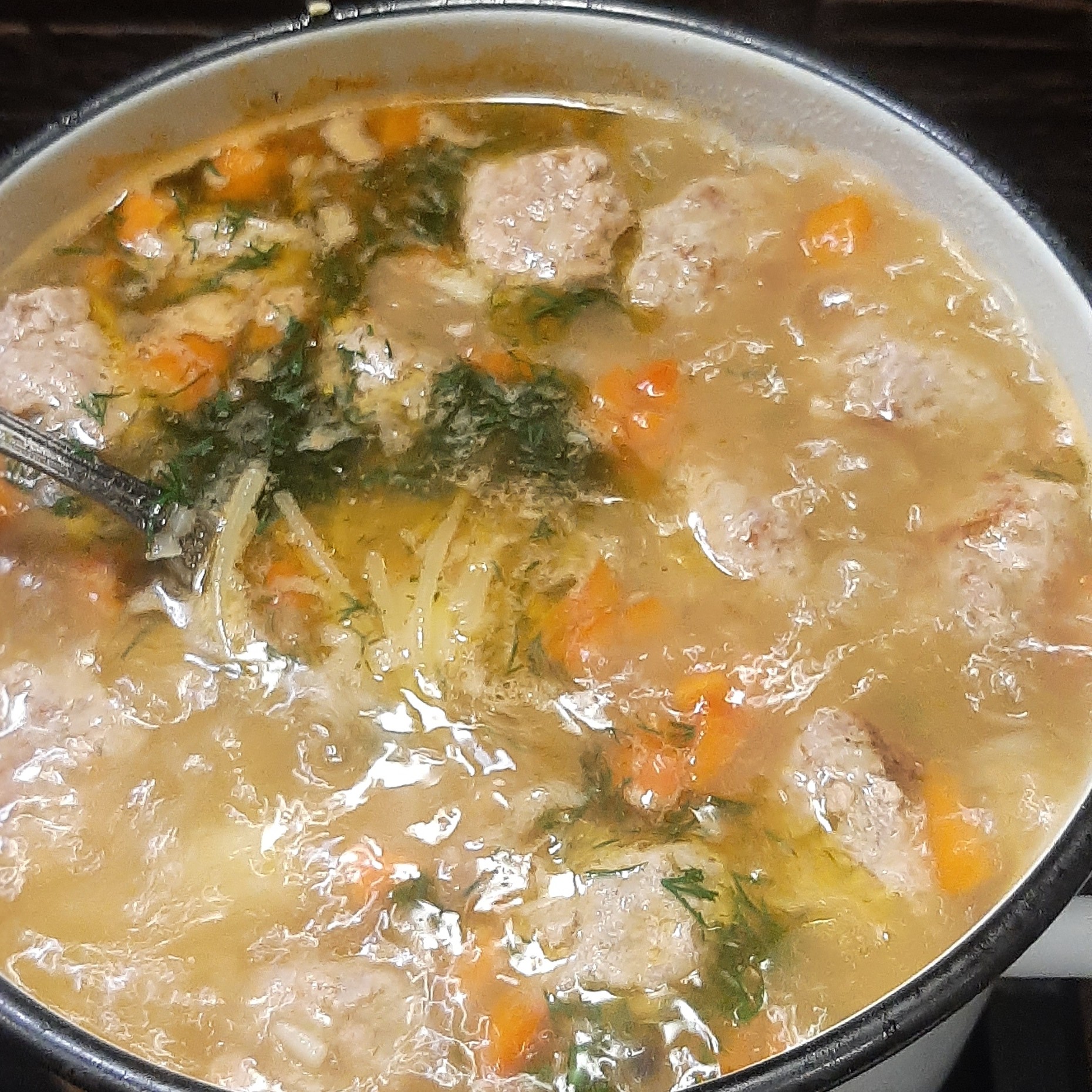Суп с фрикадельками, пошаговый рецепт с фото