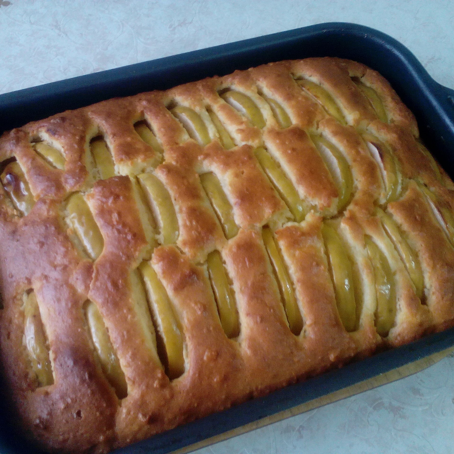 Творожная шарлотка 🥧 🍏🙌🏻✨