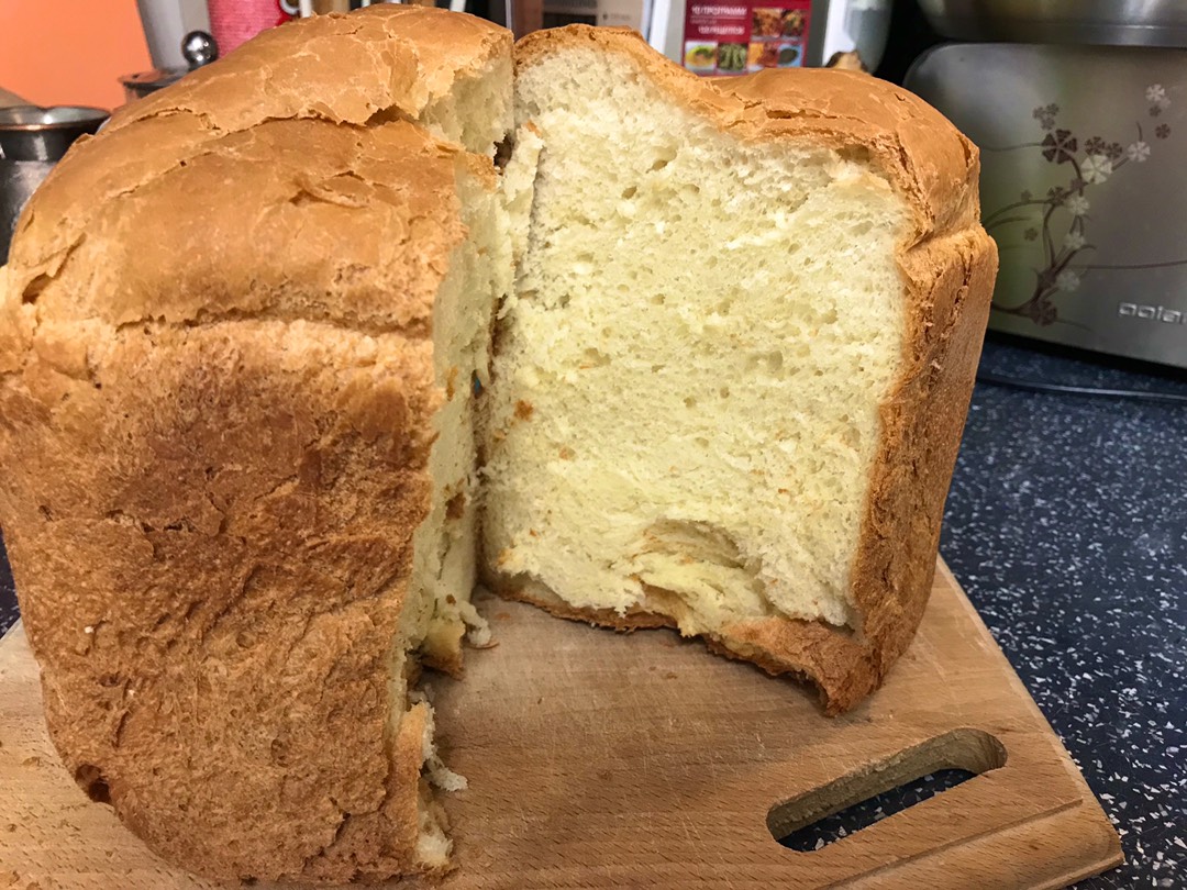 Молочный хлеб в хлебопечке (1кг)