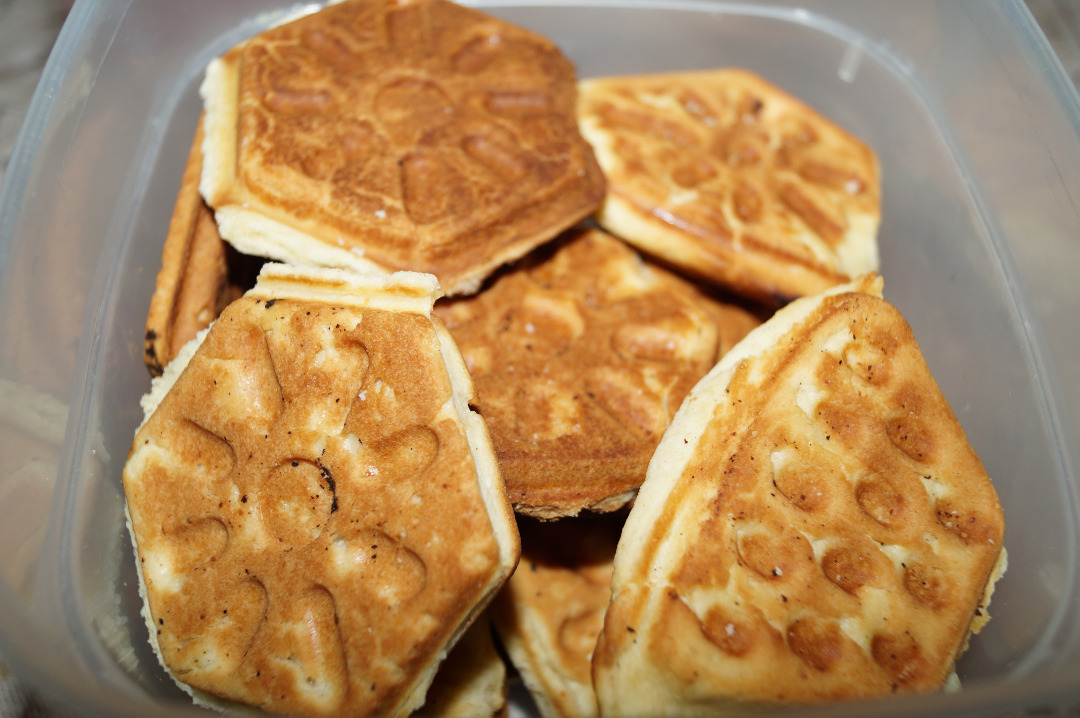 Печенье🍪, приготовленное на газовой плите в специальной форме