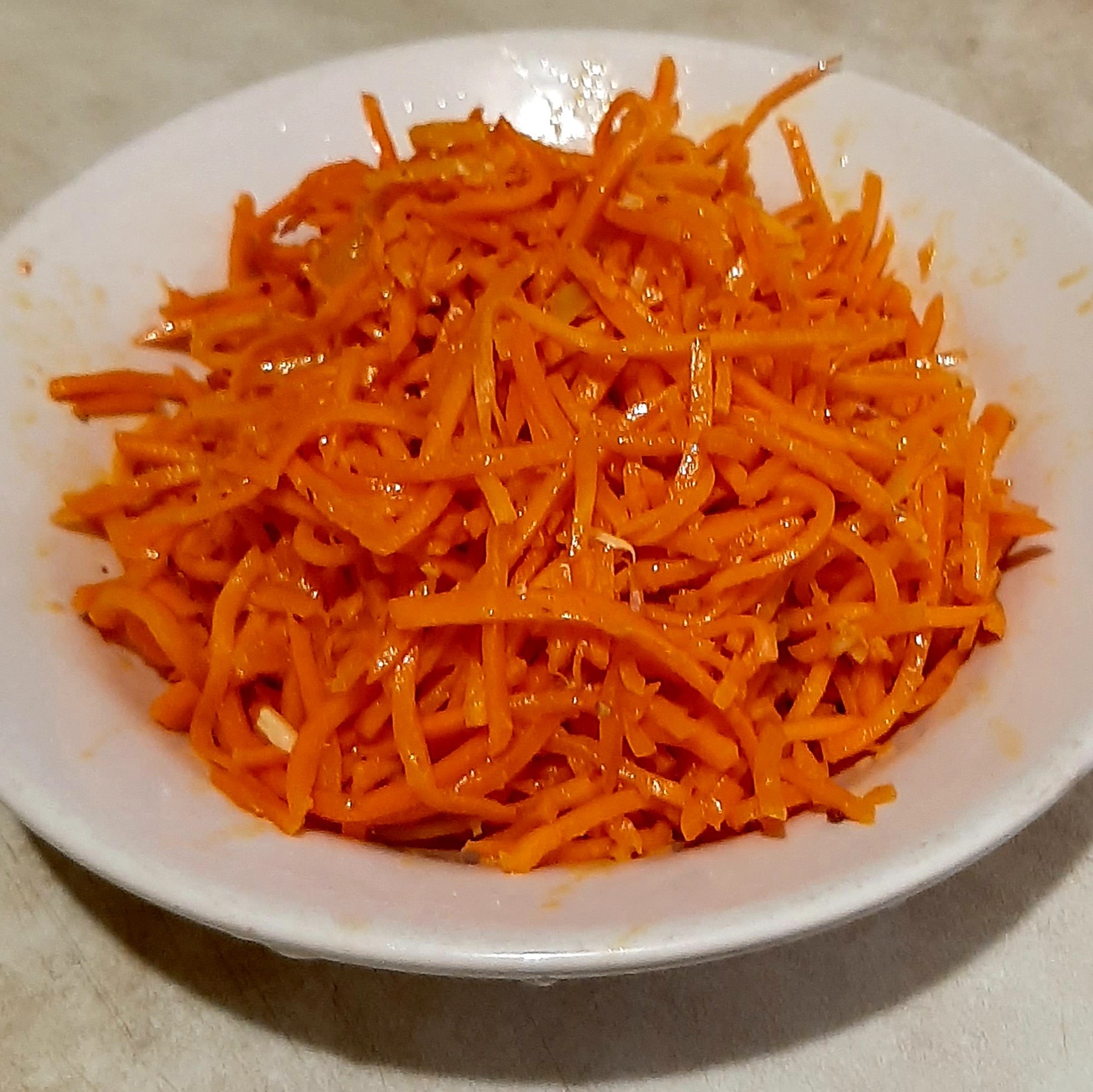 Корейская морковь за десять минут